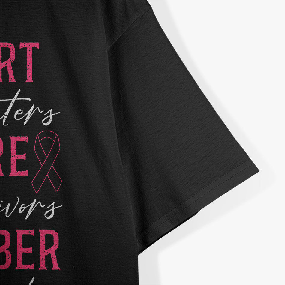 Support The Fighters - Breast Cancer Awareness Month T-Shirt