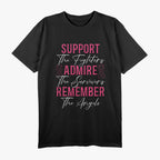 Support The Fighters - Breast Cancer Awareness Month T-Shirt