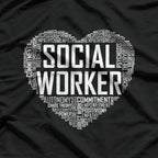 Social Worker Love - Celebrate Graduation and Appreciation Month T-Shirt