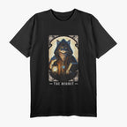 The Hermit Cat Tarot Wisdom and Solitude in Feline Form T-Shirt