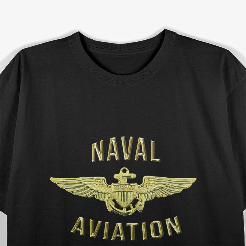 Naval Aviation Wings Patch T-Shirt