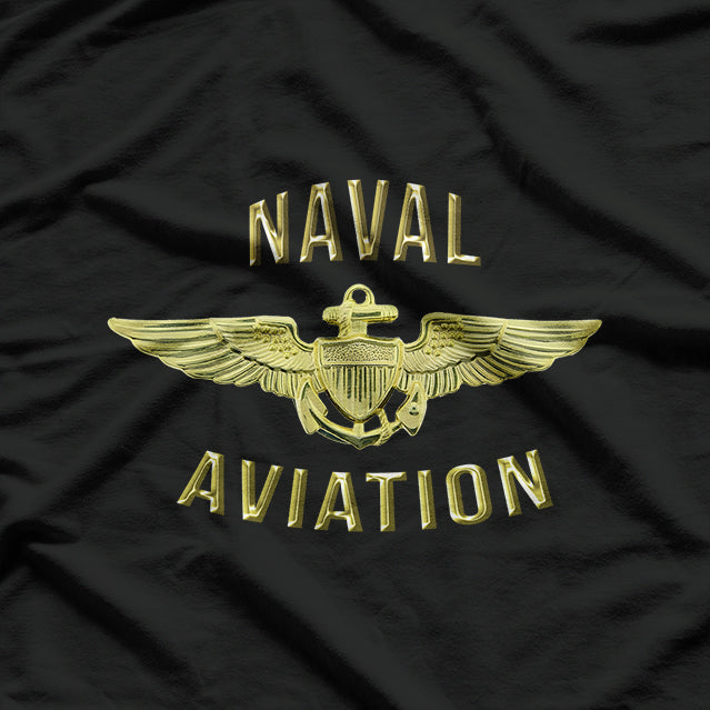 Naval Aviation Wings Patch T-Shirt