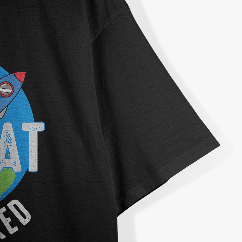 Not Flat, We Checked - Hilarious Flat Earth Map Joke T-Shirt