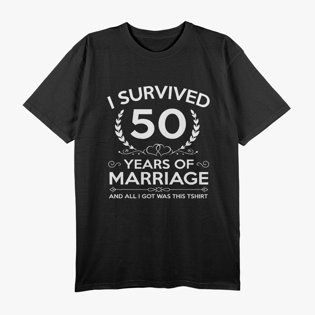 50th Wedding Anniversary - Husband & Wife 50 Years Gift T-Shirt