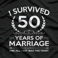 50th Wedding Anniversary - Husband & Wife 50 Years Gift T-Shirt