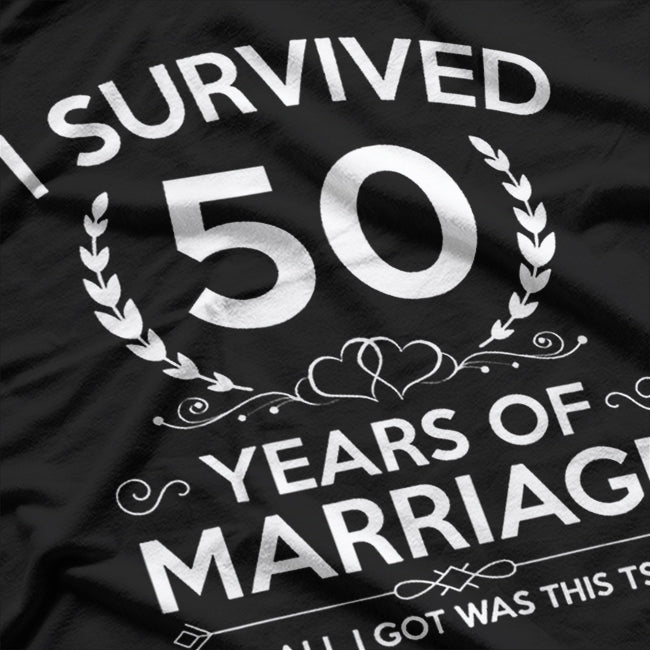 50th Wedding Anniversary - Husband & Wife 50 Years Gift T-Shirt