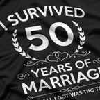 50th Wedding Anniversary - Husband & Wife 50 Years Gift T-Shirt