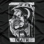 Blackcraft Vintage Death - Grim Reaper Kiss Tarot Card T-Shirt