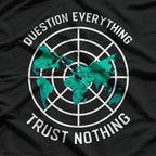 Flat Earth Parody - Funny Flat Earth Design T-Shirt