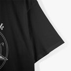 Wear Black Eat Pizza Satire Occult Design T-Shirt