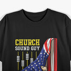 Church Sound Guy Playing Audio Tech Engineer T-Shirt