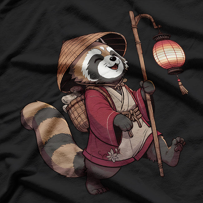 Japanese Yokai Tanuki - The Playful Trickster of Folklore T-Shirt