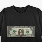 Santa Claus Dollar Bill Humor Festive Holiday T-Shirt