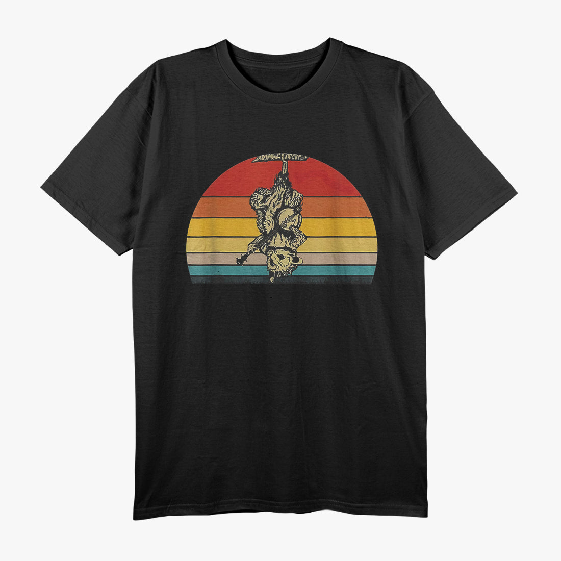 Retro Opossum Playing the Banjo T-Shirt
