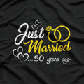 50 Years Strong – Essential Wedding Anniversary T-Shirt