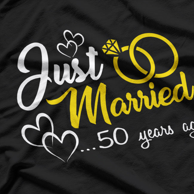 50 Years Strong – Essential Wedding Anniversary T-Shirt