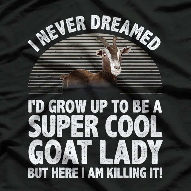 Cool Goats for Women & Girls - Goat Whisperer Funny Animal Lover T-Shirt