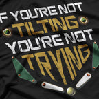 Retro Pinball Vibes Funny Classic Arcade Style Design T-Shirt