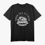 Sober Till It’s Over Day by Day, Tattoo-Style Skull Sobriety T-Shirt