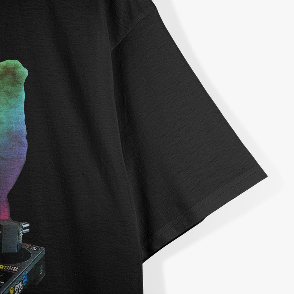 DJ Cat Pizza EDM Music Lover T-Shirt