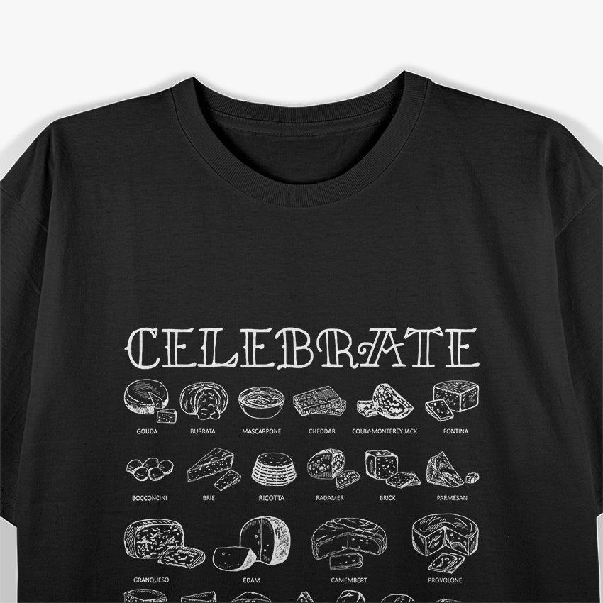 Types of Cheese T-Shirt