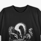 Animal Eating Pizza - A Wild & Fun T-Shirt