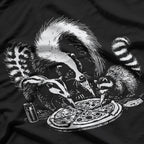 Animal Eating Pizza - A Wild & Fun T-Shirt
