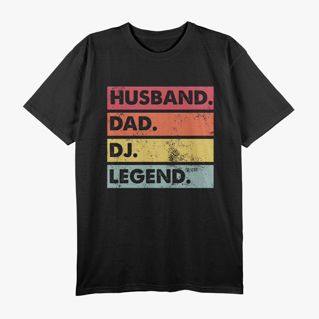 Husband Dad DJ Legend - Father’s Day Music Player Gift T-Shirt