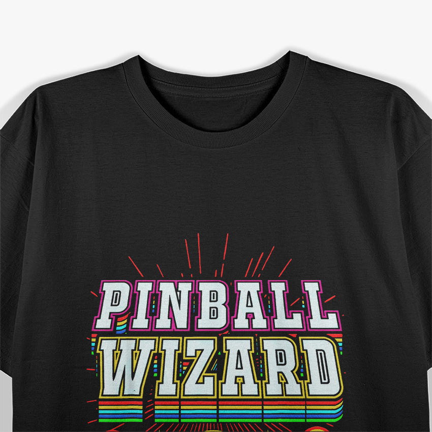Legendary Pinball Wizard Retro Gaming Classic Design T-Shirt
