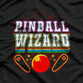 Legendary Pinball Wizard Retro Gaming Classic Design T-Shirt