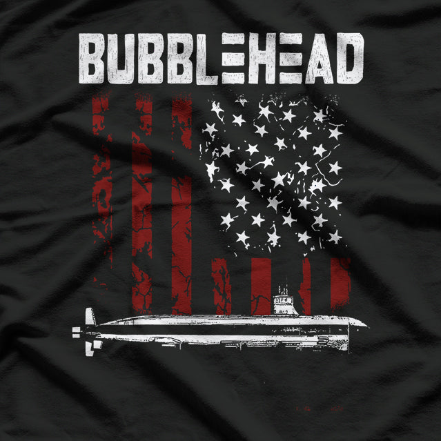 Bubblehead Submarine Veteran American Submariner T-Shirt