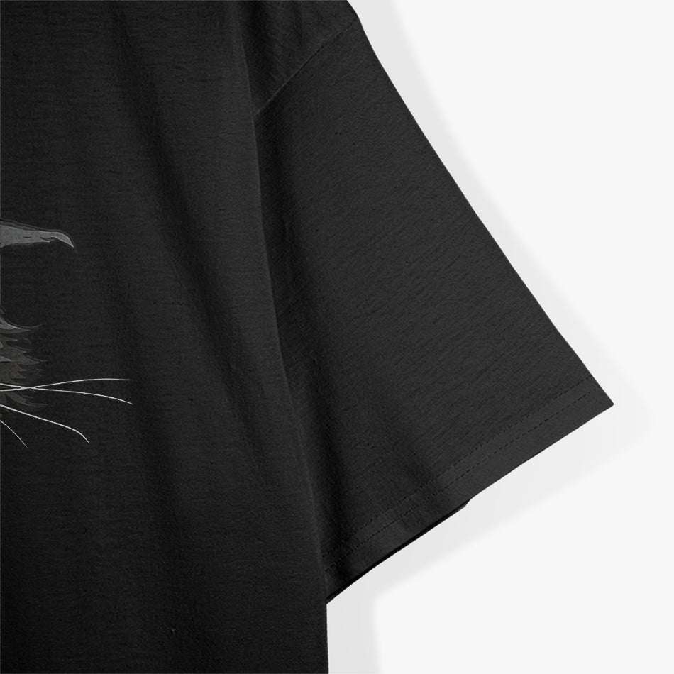 It's Too Peopley In Here Bored Cat Funny Introvert Angry Cat T-Shirt