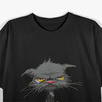 It's Too Peopley In Here Bored Cat Funny Introvert Angry Cat T-Shirt