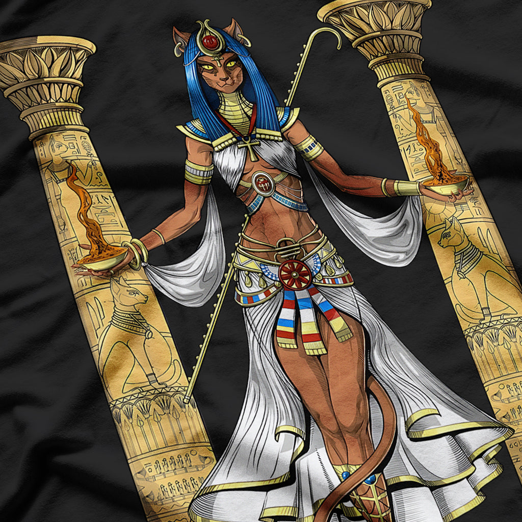Bastet Egyptian Cat Goddess Ancient Culture Divine T-Shirt