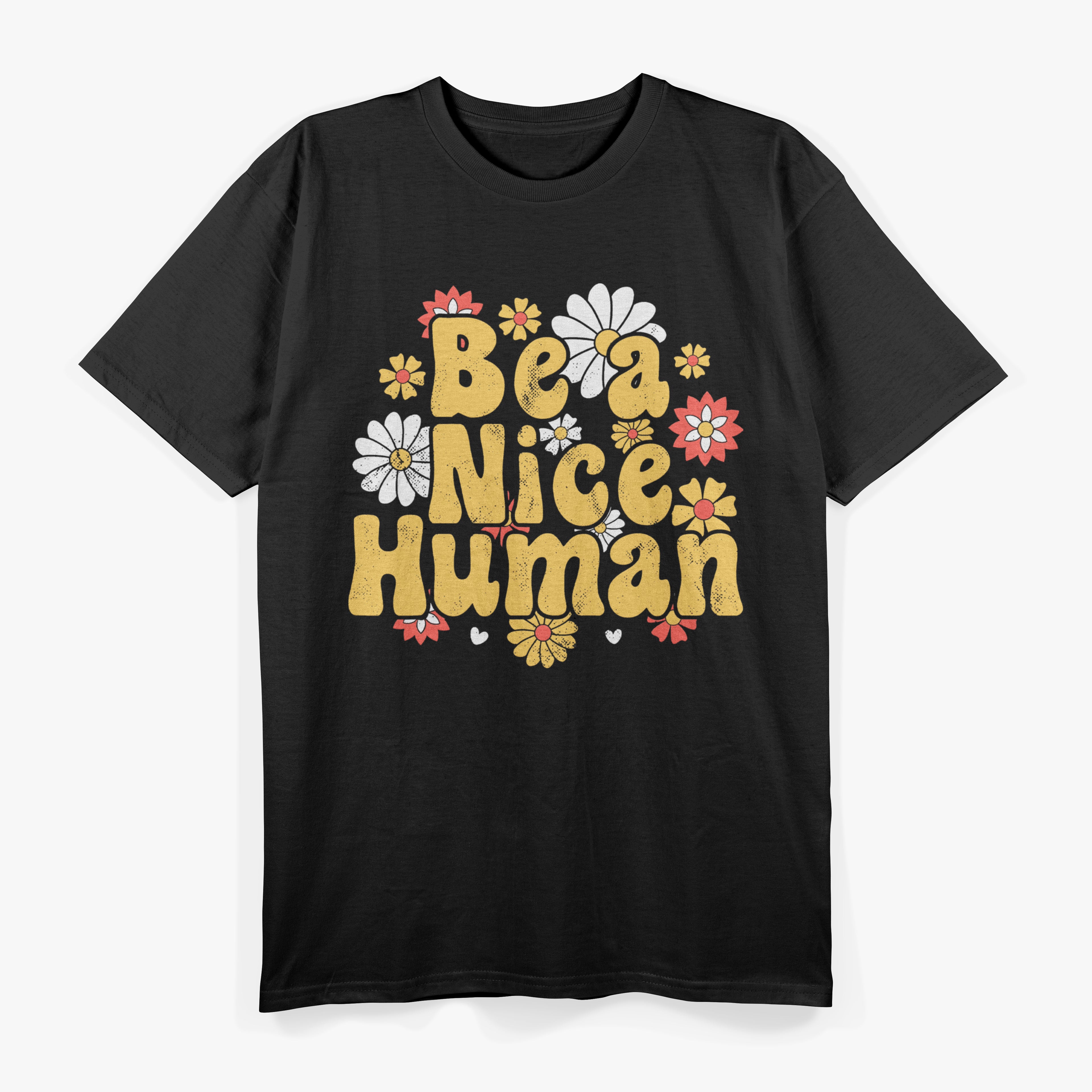 Be A Nice Human Be Kind Retro Kindness T-Shirt