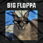 Big Floppa Meme Cute Caracal Cat T-Shirt