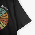 Whoa Black Betty - Funny 70's Classic Rock Music Pie Chart T-Shirt