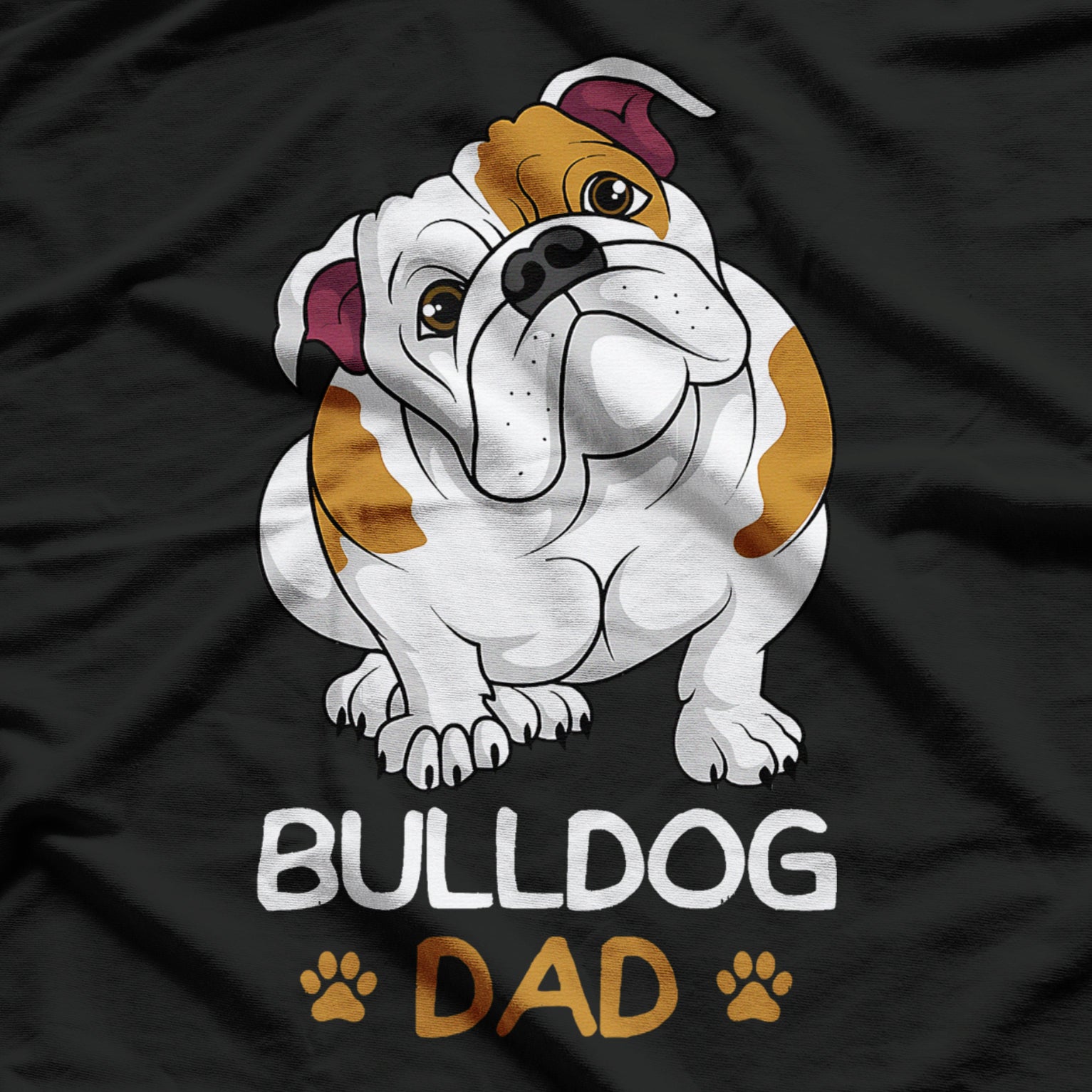 English Bulldog Dog Owner Dad Funny English Bulldog Papa T-Shirt