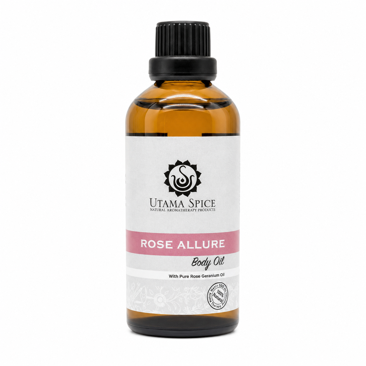 Utama Spice Rose Allure Body Oil 100ml | Luxurious Rose-Scented Moisturizing Body Oil for Soft, Radiant Skin
