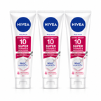 3 Pcs NIVEA Extra Bright 10 Super Vitamins Body Serum SPF15 170ml