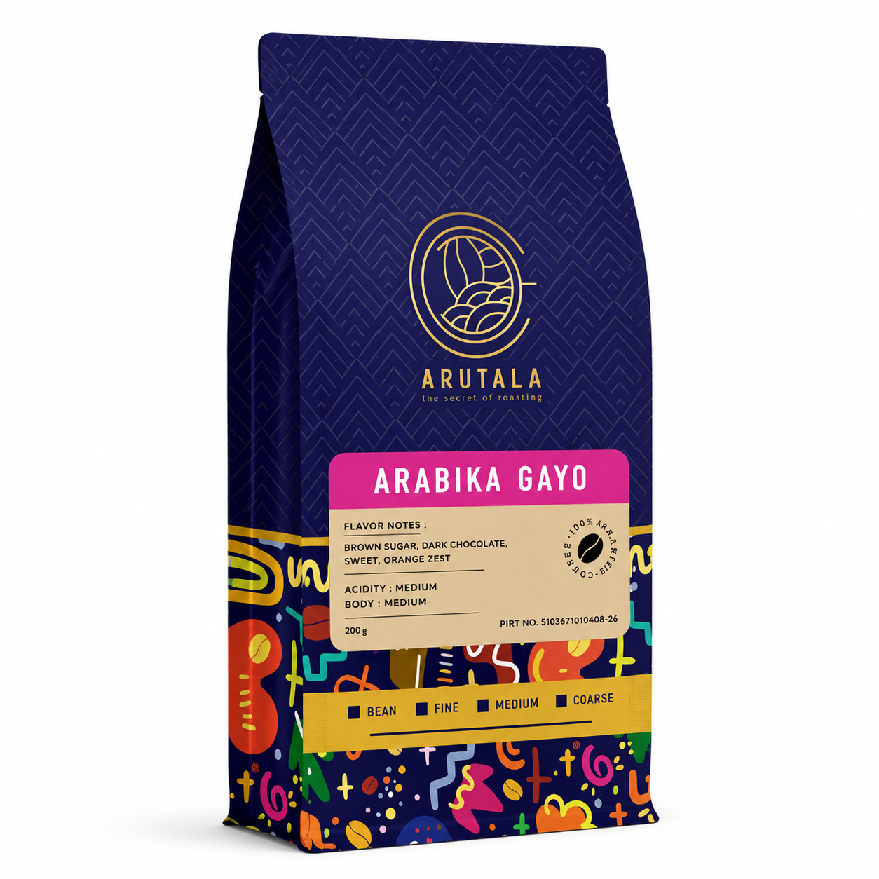 ARUTALA Gayo Takengon Arabica Coffee Ground 500g