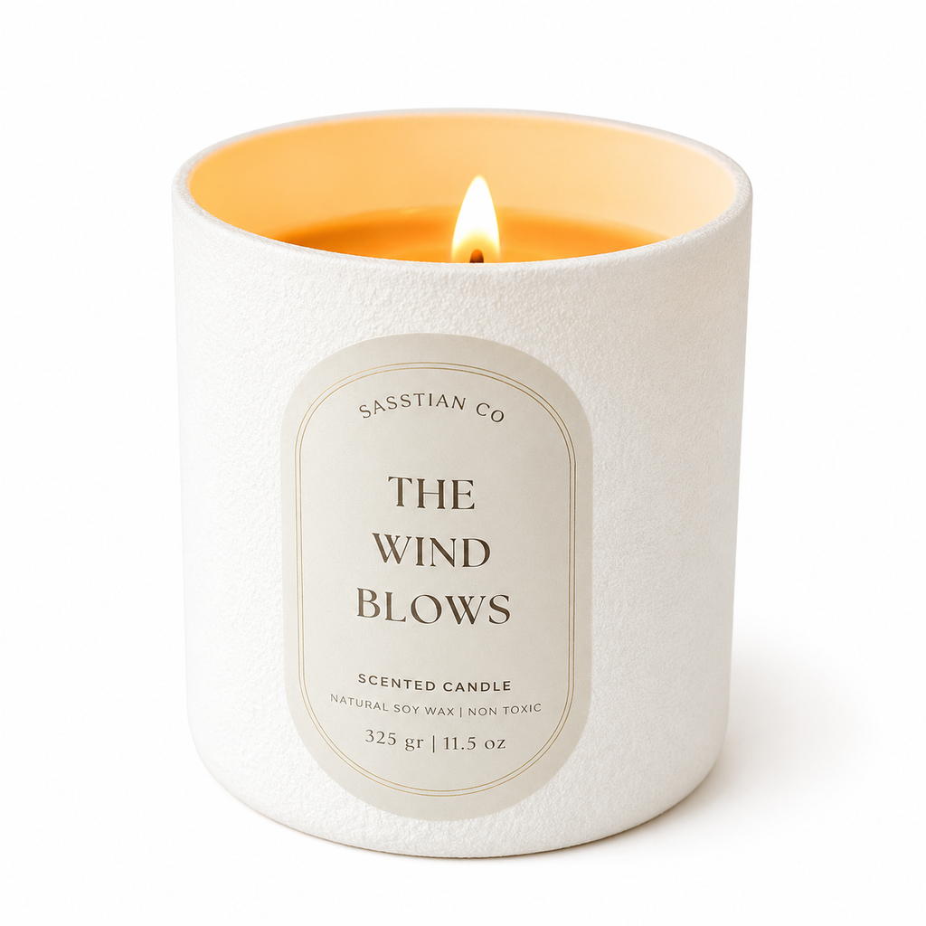 Sabastian.Co SCOLLECTION The Wind Blows Candle 325g – Handmade Soy Scented Candle
