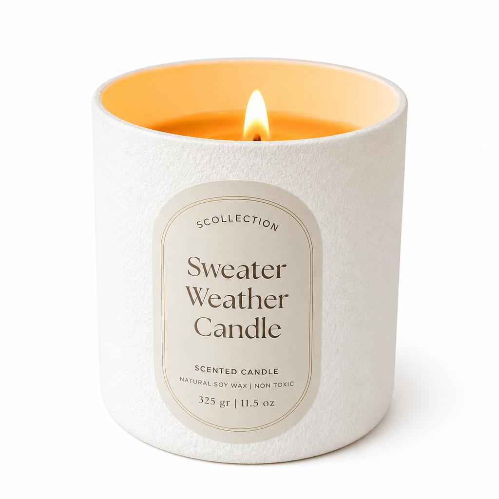 Sabastian.Co SCOLLECTION Sweater Weather Candle 325g – Handmade Soy Scented Candle