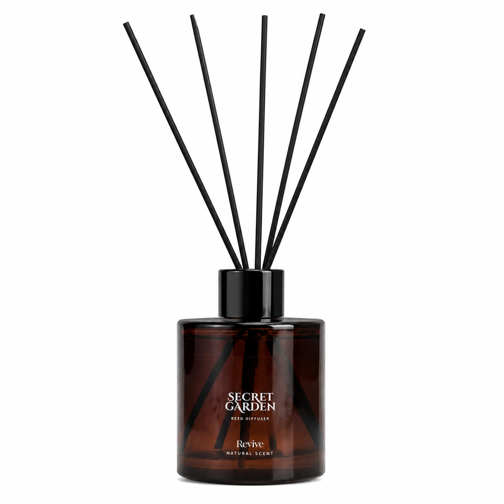 Secret Garden Revive Reed Diffuser 140ml – Aromatherapy Home Fragrance Diffuser