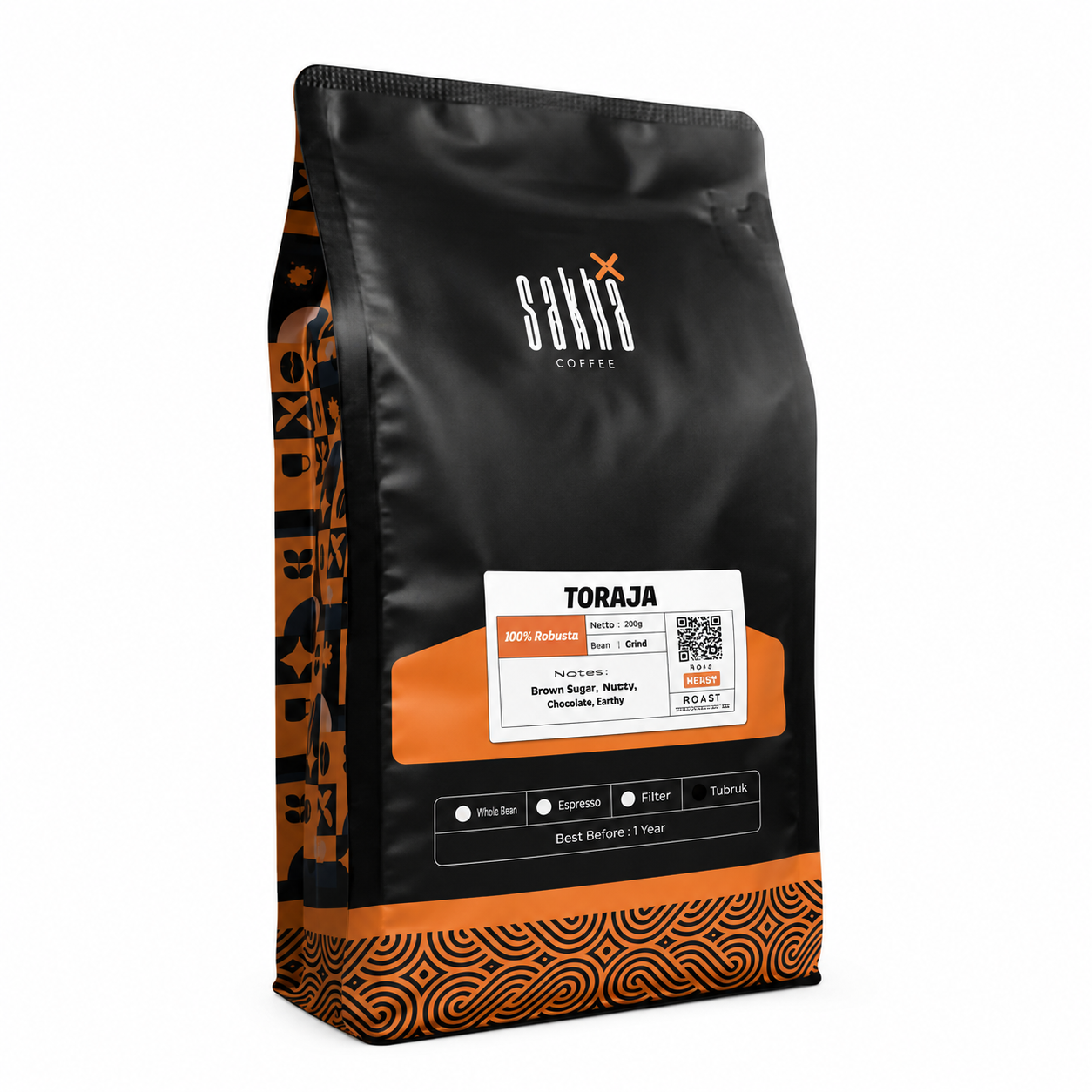 Robusta Toraja Sulawesi Coffee 500g – Fine Grind Espresso Roasted Coffee