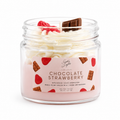 Scent & Light Café Edition Chocolate Strawberry Candle 130g – Soy Aromatherapy Candle