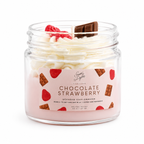 Scent & Light Café Edition Chocolate Strawberry Candle 130g – Soy Aromatherapy Candle