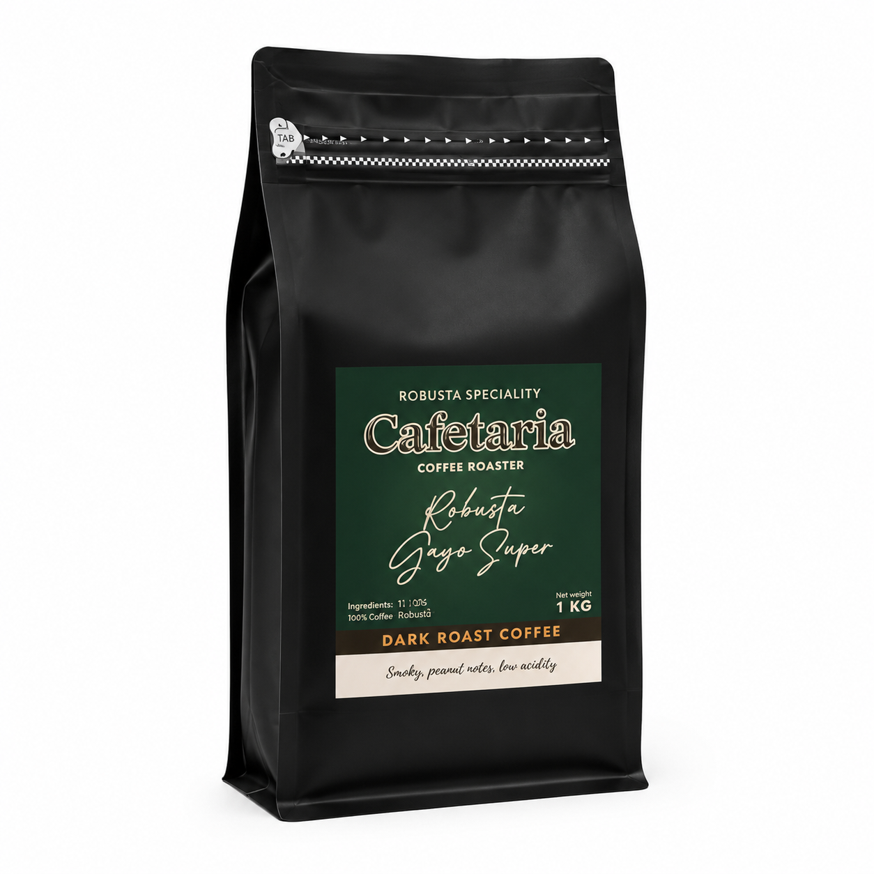 Robusta Aceh Gayo Coffee 1kg – Fresh Roasted Premium Coffee Beans by CAFETARIA