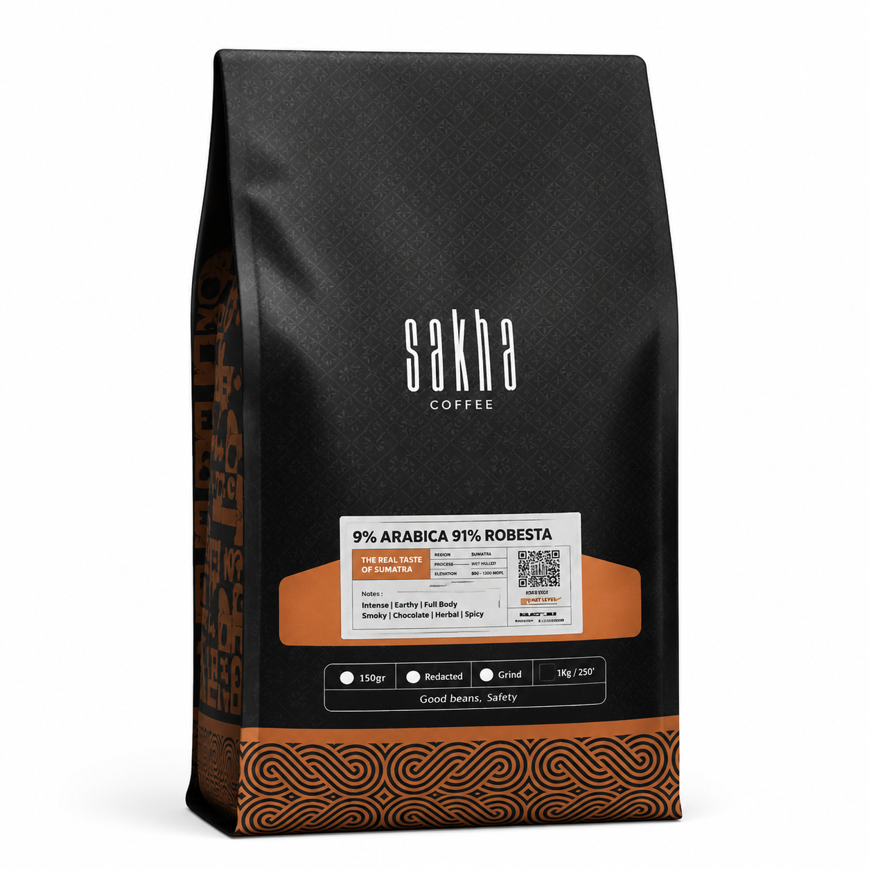 Sakha Coffee Roastery 50% Arabica Espresso Blend Coffee Beans 1kg – Value Roast