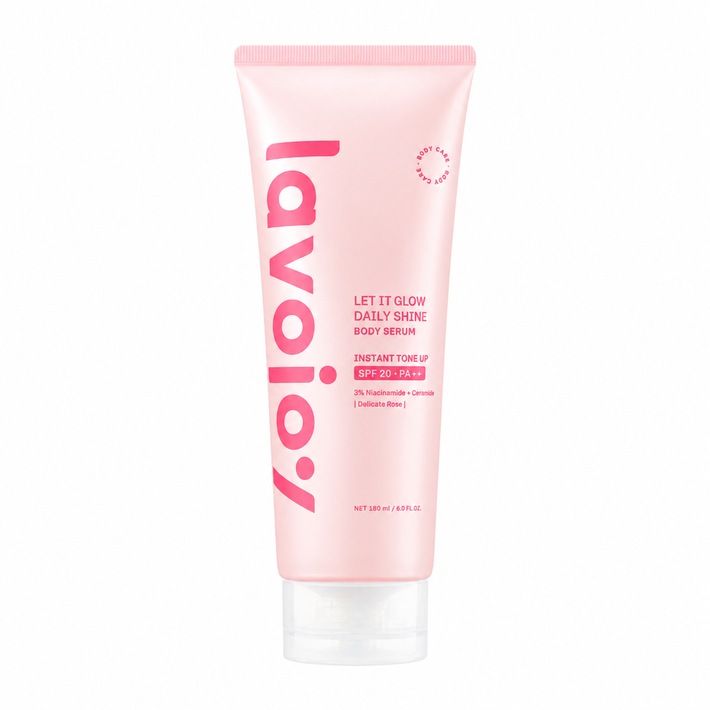 2 Pcs Lavojoy Let It Glow Black Opium Body Serum Brightening Moisturizing Lot